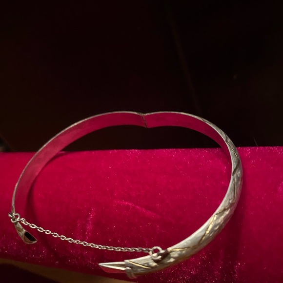 Sterling bangle vintage - Picture 3 of 5